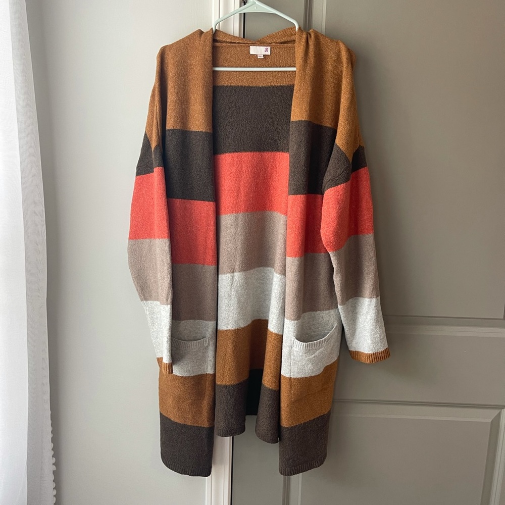 SO Striped Cardigan